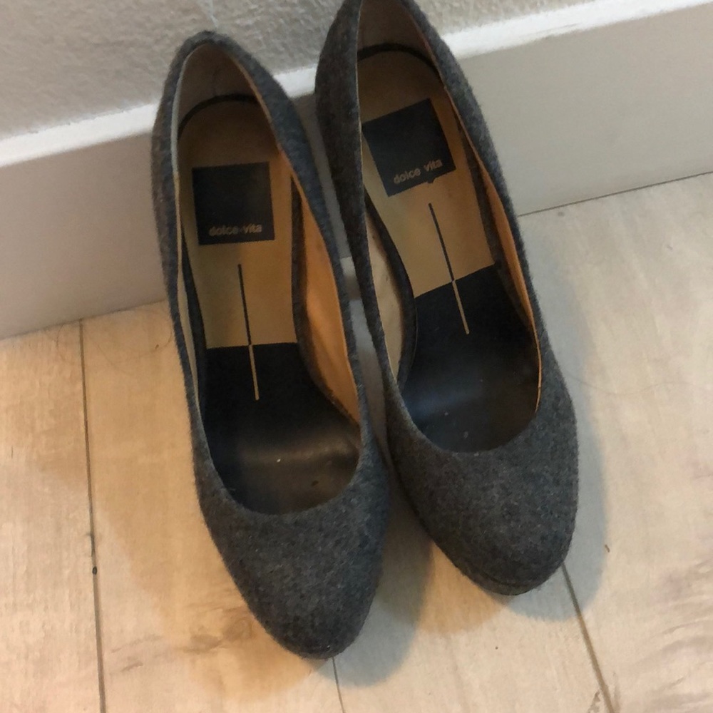 Dolce vita wool Grey pumps